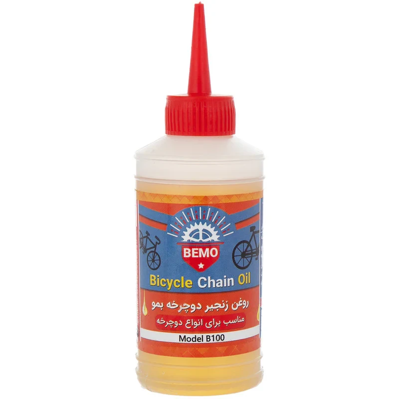 روغن زنجیر دوچرخه بمو مدل B100 حجم 80 میلی لیتر بسته 4 عددی