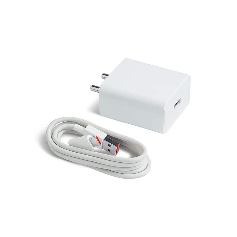 شارژر دیواری شیائومی مدل  TRAVEL_33W به همراه کابل تبدیل USB-C