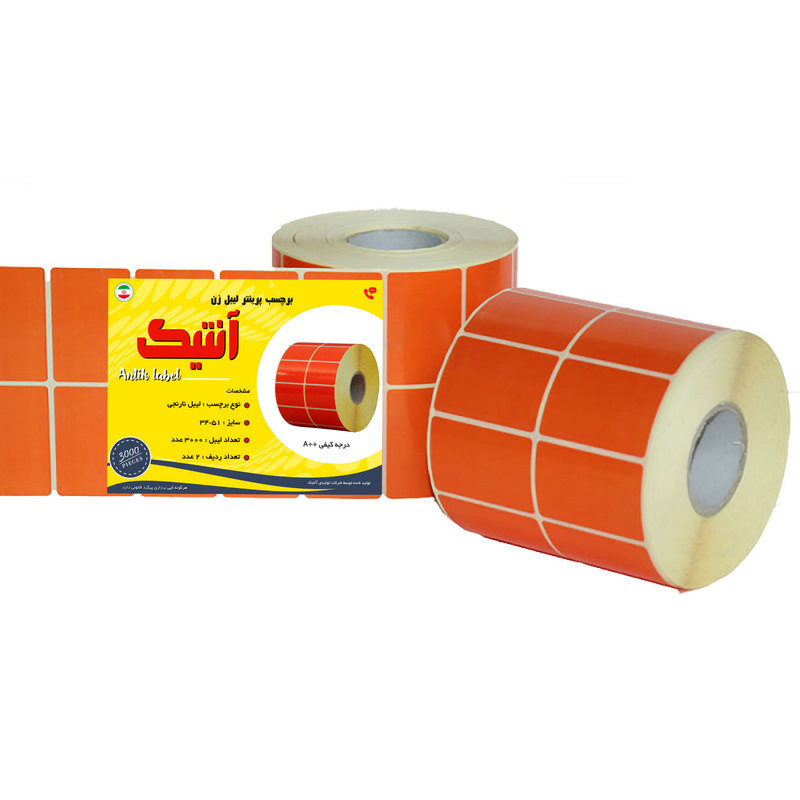 برچسب پرینتر لیبل زن آنتیک مدل ANTIK34x51 بسته 3000 عددی