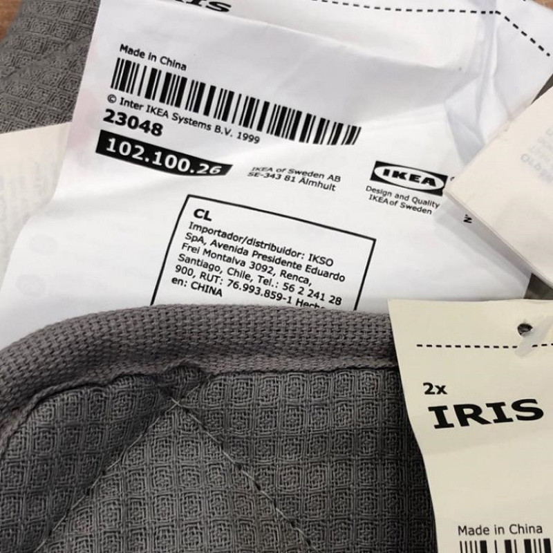 دستگیره و دستکش ایکیا مدل IRIS مجموعه 3 عددی