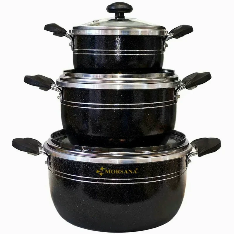سرویس قابلمه گرانیتی ۶ پارچه مرسانا مدل M262422