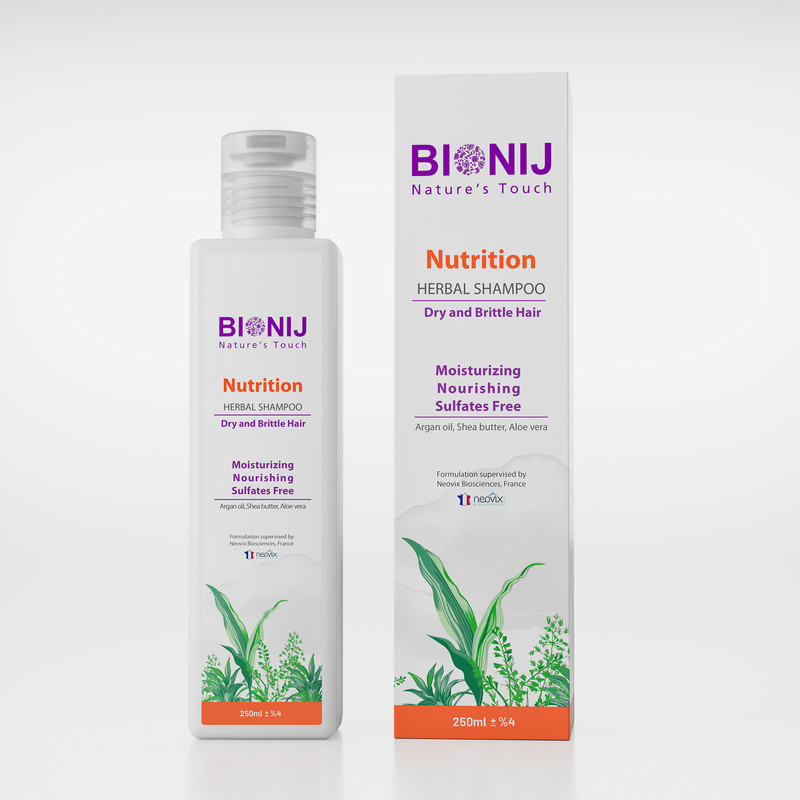 شامپو مو بیونیج مدل Nutrition مناسب برای موهای خشک و شکننده حجم 250 میلی لیتر
