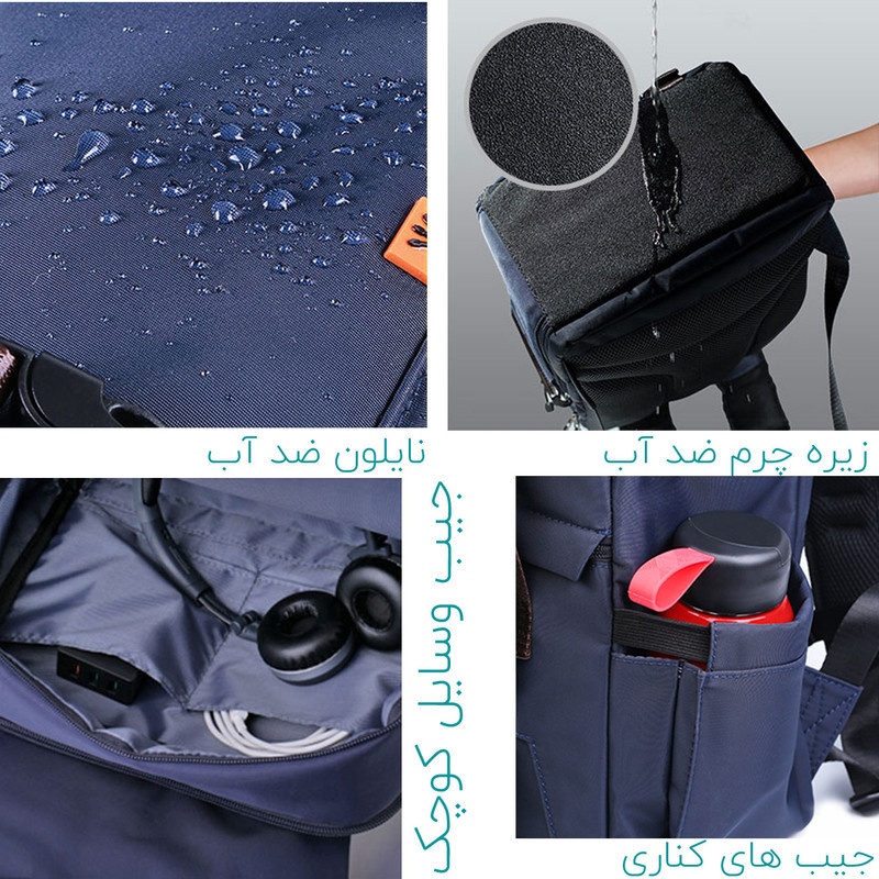 کوله پشتی دوربین کی اند اف مدل KF13.087