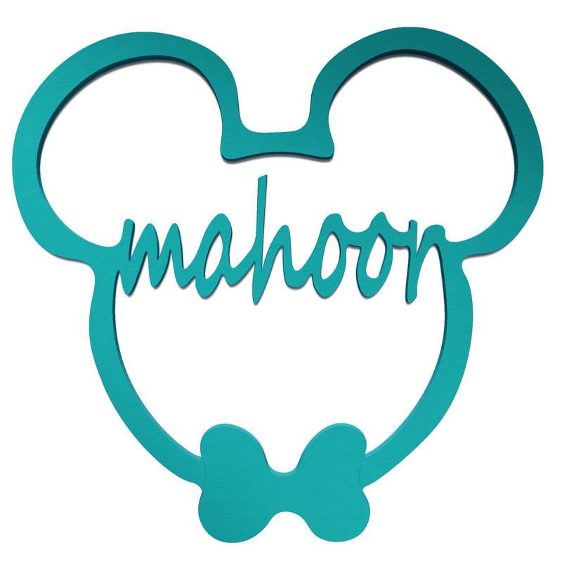 دیوارکوب آرتافرین مدل اسم ماهور طرح Mickey Mouse