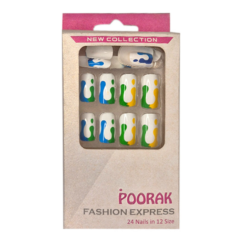 ناخن مصنوعی دست پوراک مدل Fashion Express بسته 24 عددی
