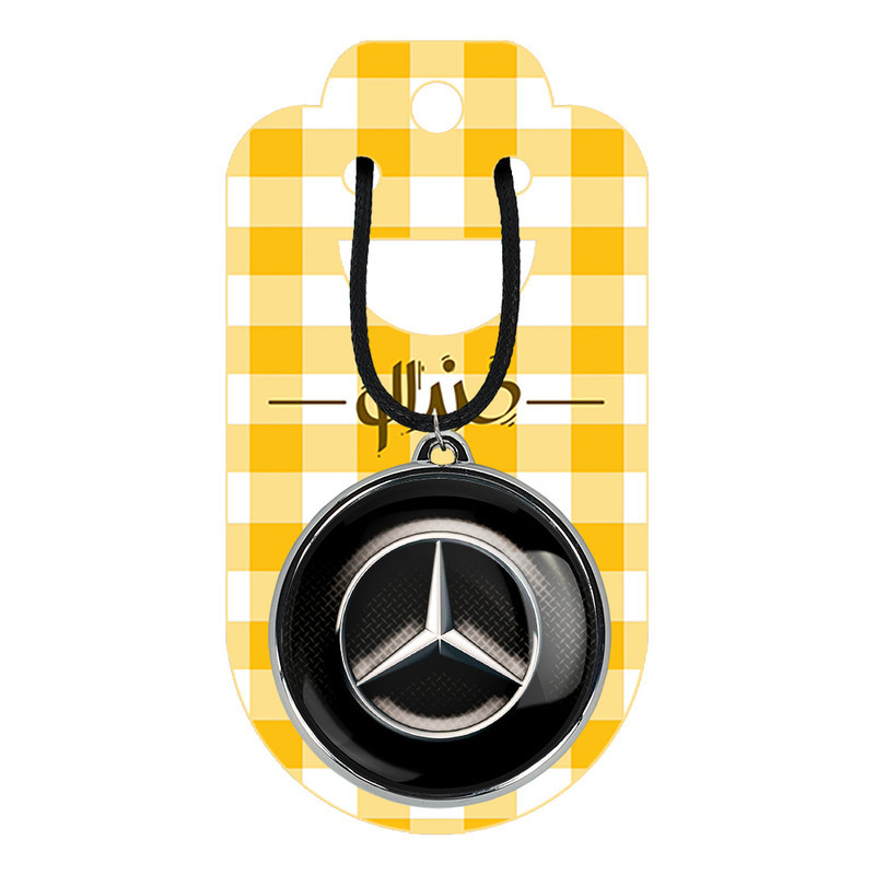 گردنبند خندالو مدل مرسدس بنز Mercedes Benz کد 2350123508