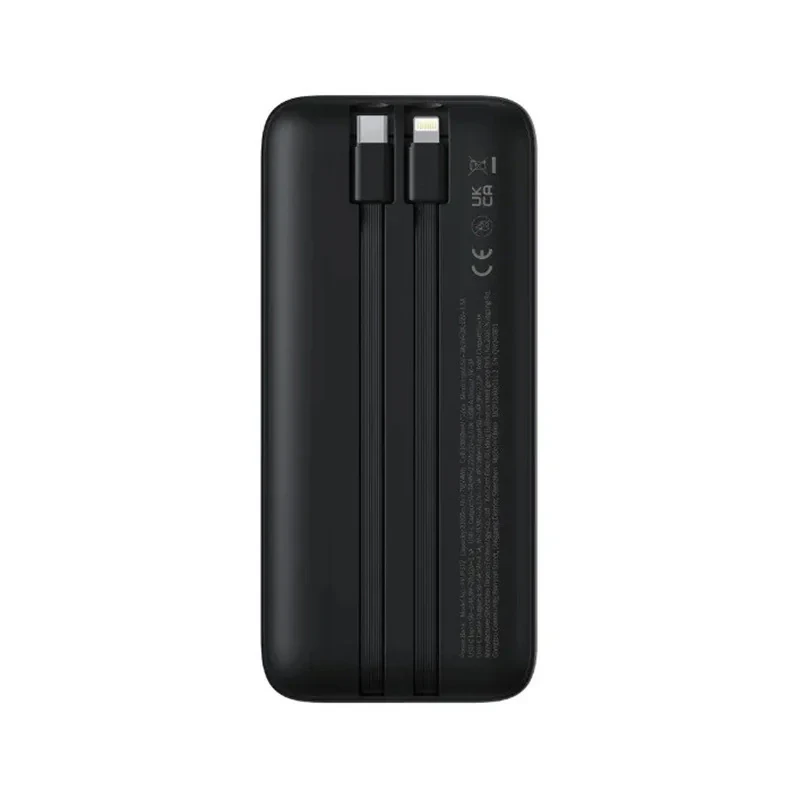 پاوربانک 22.5 وات بیسوس مدل  LIPOW PPJP312 ظرفیت 20000 میلی آمپر ساعت به همراه کابل usb-c و لایتنینگ