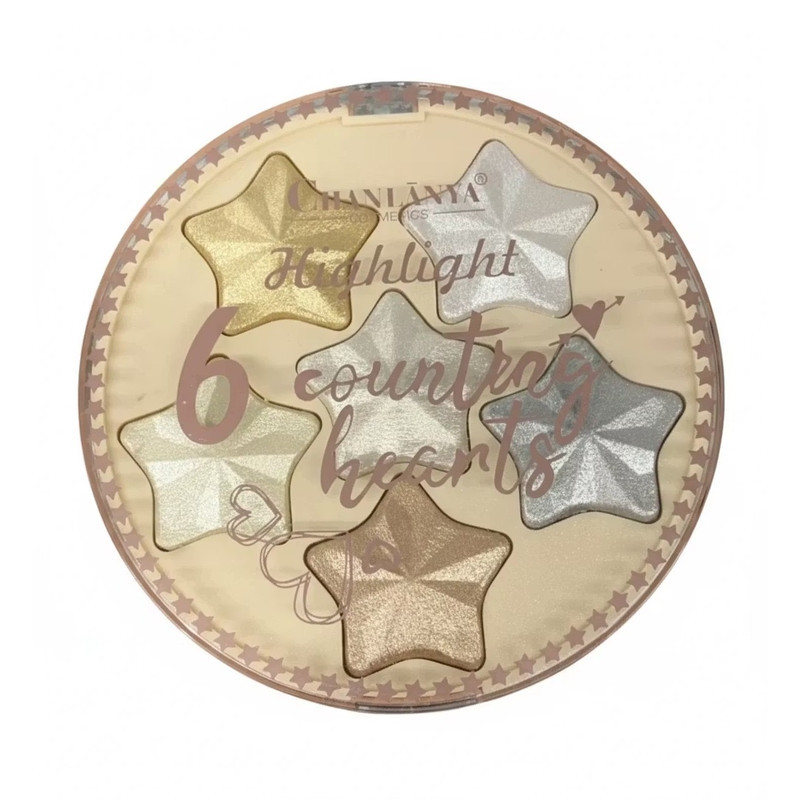 پالت هایلایتر چانلانیا مدل star شماره 7