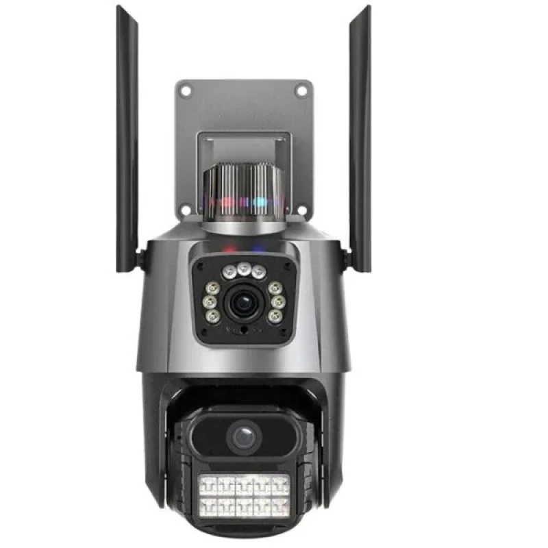 دوربین مداربسته تحت شبکه بی‌سیم مدل PTZ Dual Lens 360 درجه