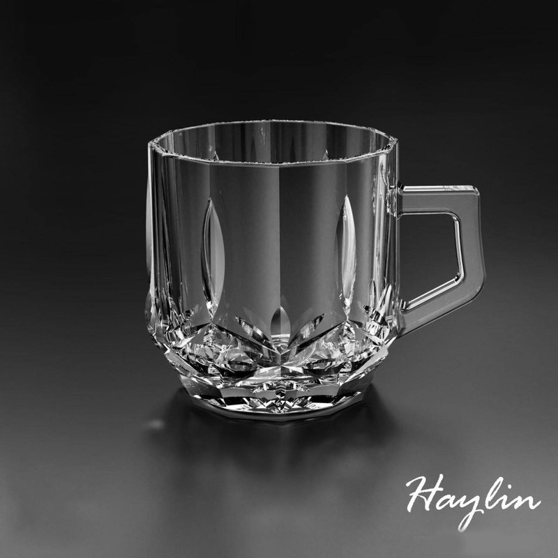 فنجان شیشه و بلور اصفهان مدل هایلین بسته 6 عددی