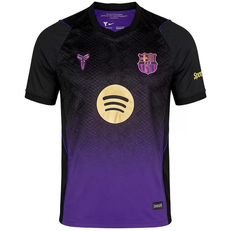 ست تی‌شرت آستین کوتاه و شلوارک ورزشی مردانه مدل بارسلونا Away 2027