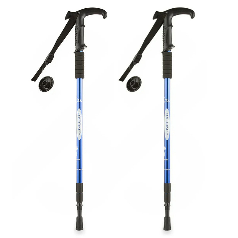 عصای کوهنوردی آل نیکو مدل Trekking 666Aبسته دو عددی