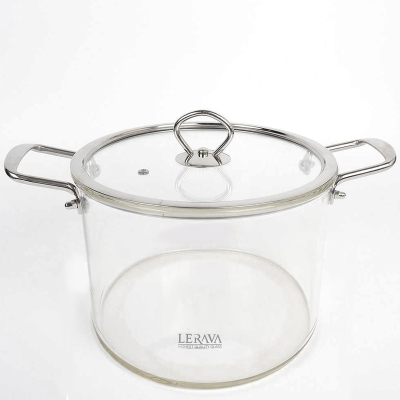 قابلمه لراوا مدل شیشه ای کد 45L سایز 20