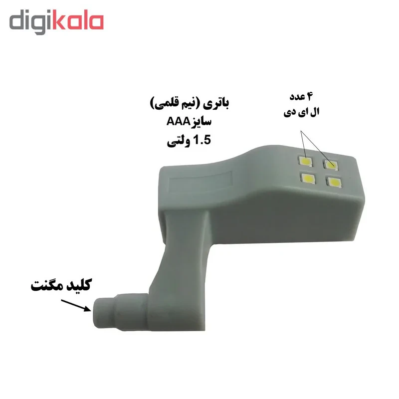 چراغ داخل کابینت مدل AAA بسته 6 عددی