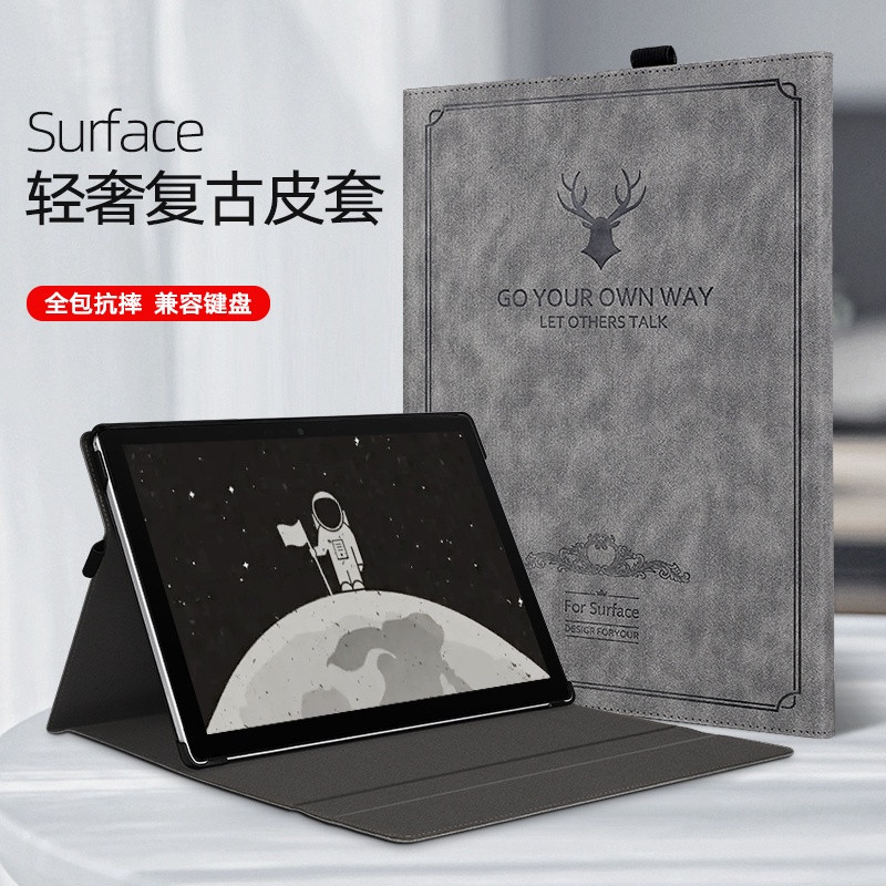 کیف کلاسوری مدل گوزنی مناسب برای تبلت مایکروسافت Surface Pro 11