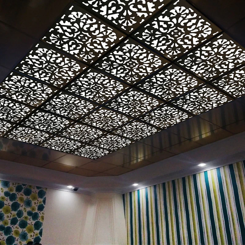 تایل سقفی آسمان مجازی بنی دکو مدل MC24 اندازه 60x60 سانتی متر مجموعه 4 عددی