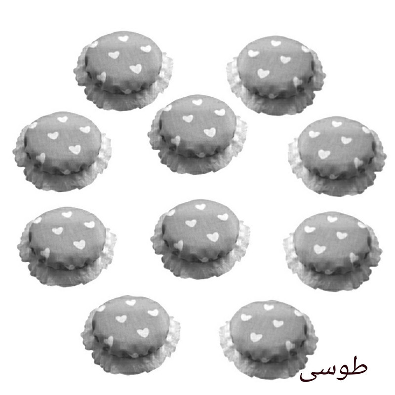 دستگیره اجاق گاز مدل قلبی کد 030 بسته 10 عددی