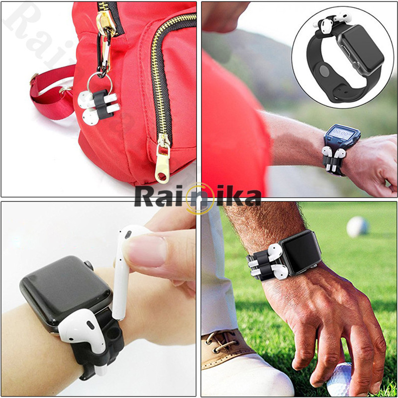 بند ایرپاد رینیکا مدل 4in1 به همراه نگهدارنده هدفون و سری هندزفری ایرپاد و کاور دور گوشی ایرپاد