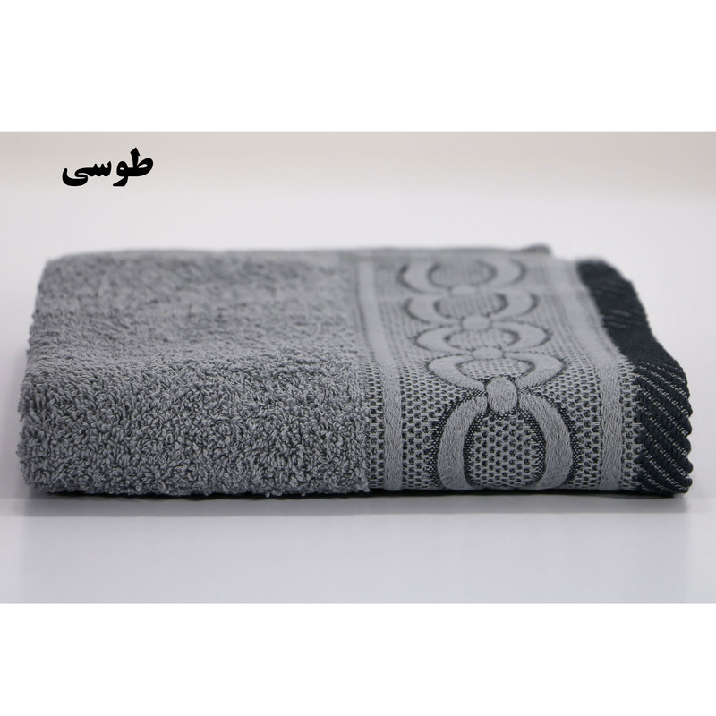حوله دستی بهبافت آذر مدل چاین سایز 40x80 سانتی متر