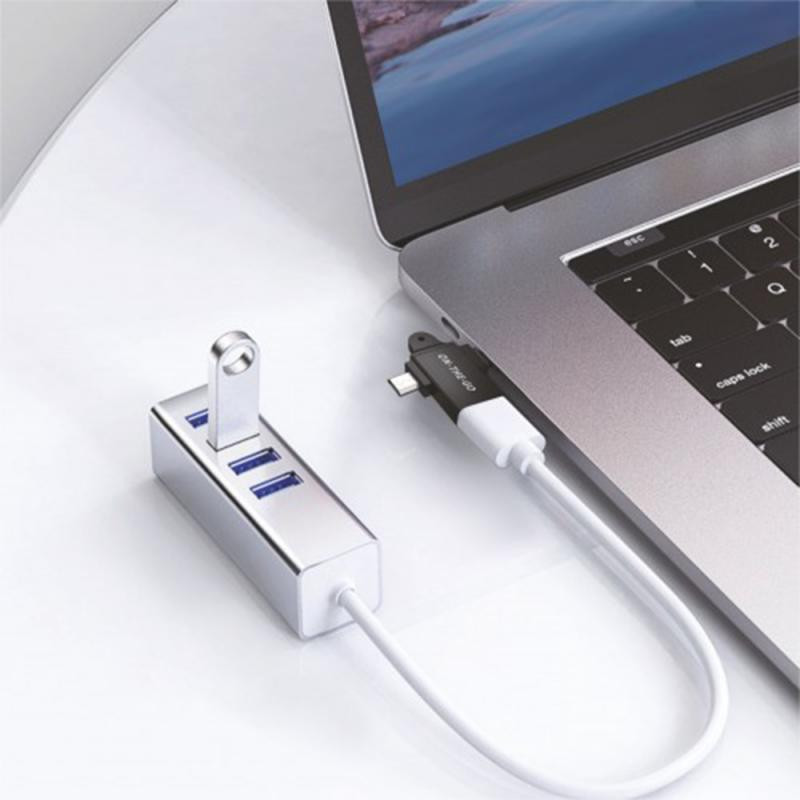 مبدل OTG به USB-C و microUSB مدل On The Go