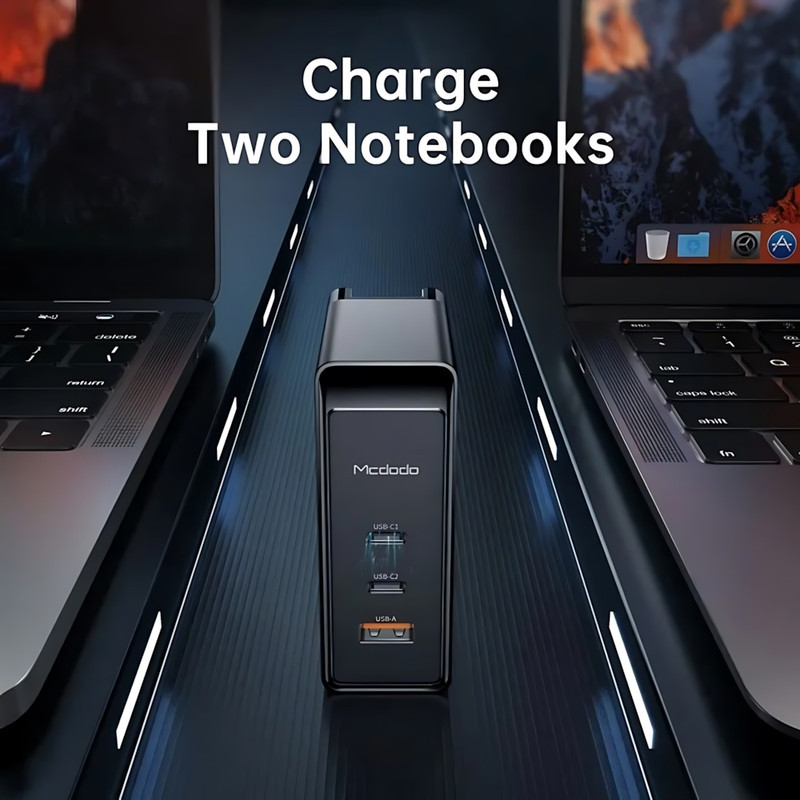 شارژر دیواری 100 وات مک دودو مدل CH-8105 Pro به همراه کابل تبدیل USB-C