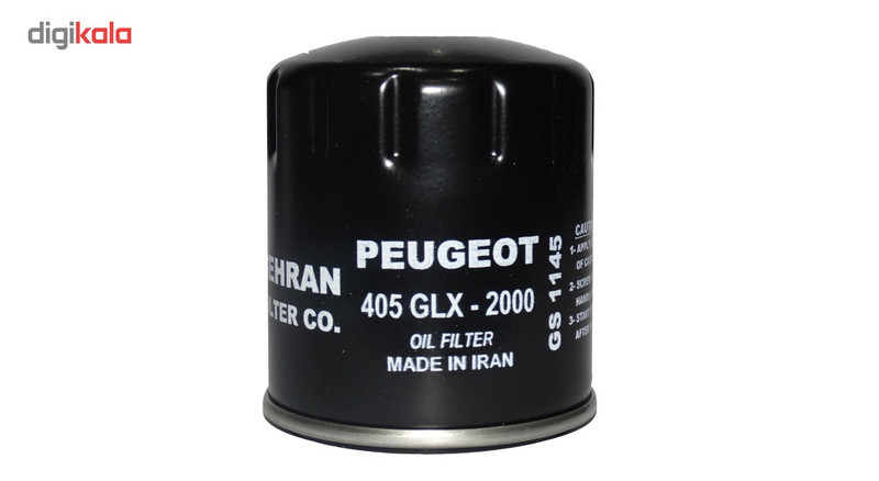 فیلتر روغن خودرو بهران فیلتر مدل GS1145 مناسب برای پژو 405