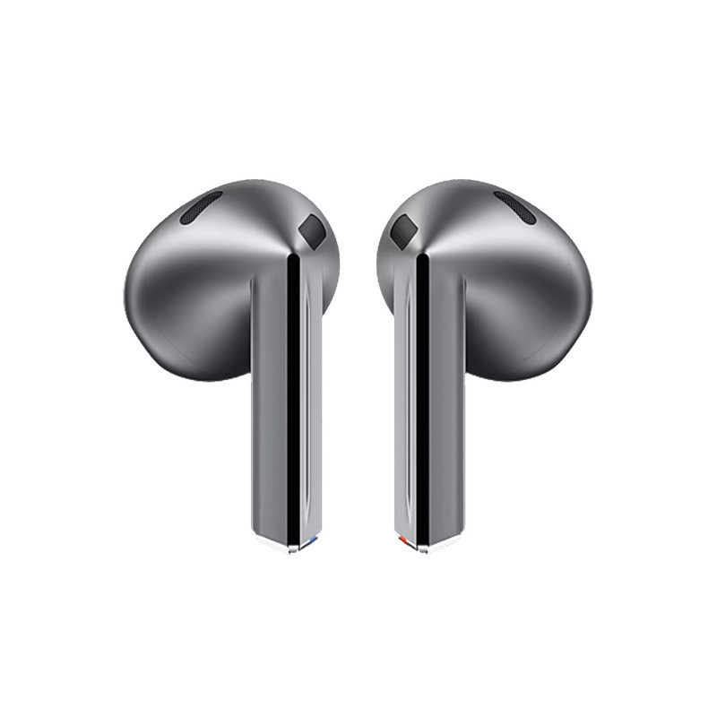 هدفون بلوتوثی سامسونگ مدل Galaxy Buds3 با نویز کنسلینگ فعال (ANC)، نویز کنسلینگ میکروفون (ENC)، درگاه شارژ USB Type-C، با قابلیت اتصال به چند دستگاه، دارای قابلیت صدای 360 درجه، Galaxy AI، میکروفون سه گانه، پشتیبانی از فرمان لمسی، ضد آب و گرد و غبار