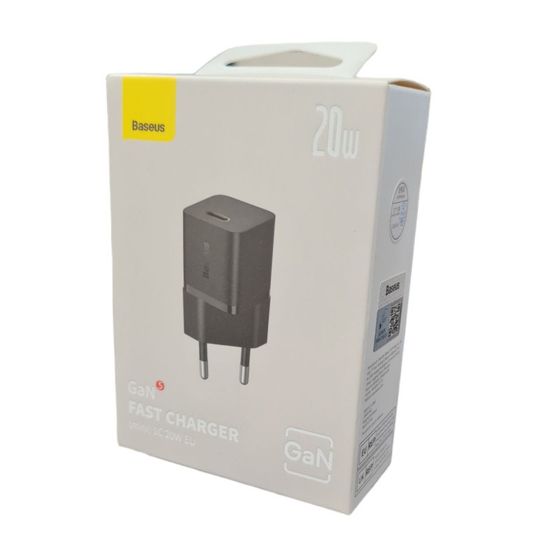 شارژر دیواری 20 وات بیسوس مدل CCGAN20E5-M
