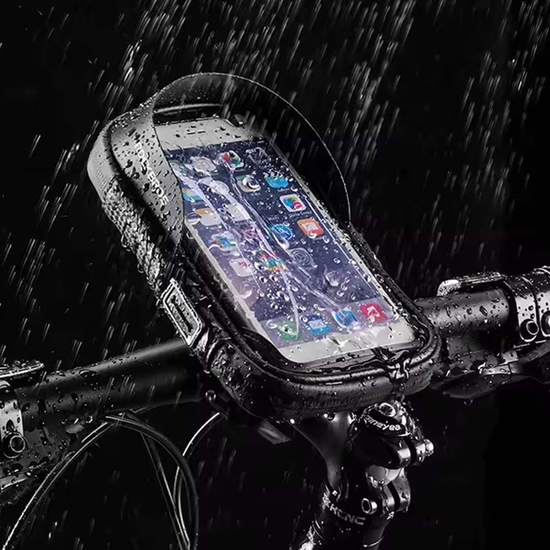 کیف جلوی فرمان دوچرخه راک براس مدل phone bag کد 2048