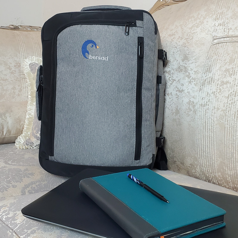 کوله پشتی لپ تاپ برساد مدل Bb 102 plus مناسب برای لپ تاپ 15 تا 17 اینچی
