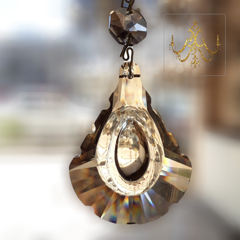 کریستال آویز لوستر کد LA209-T3 بسته 5 عددی