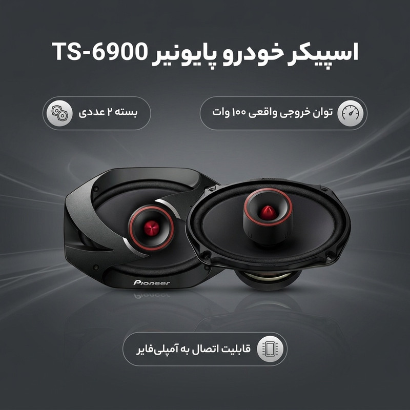 اسپیکر خودرو پایونیر مدل TS-6900 بسته 2 عددی