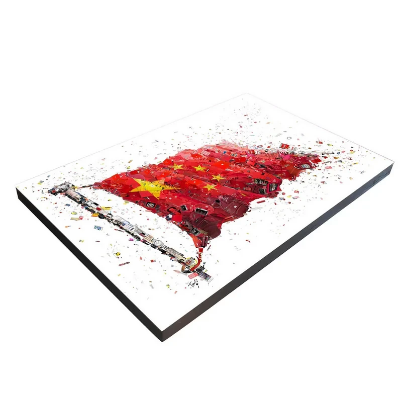تابلو شاسی بکلیت طرح پرچم چین مدل SH-S5221