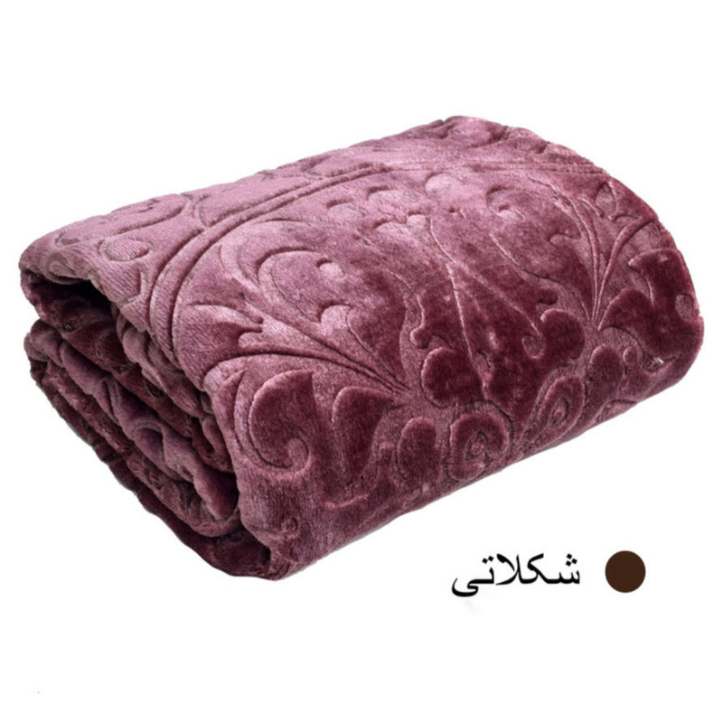 پتو گلبافت مدل برتر گل برجسته الوان سایز 160x220 سانتی متر