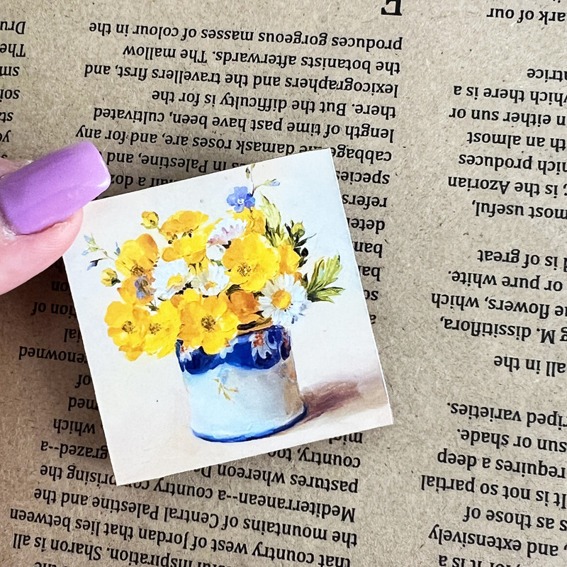 مگنت مدل گل های بهاری کد 5.5 مجموعه 16 عددی