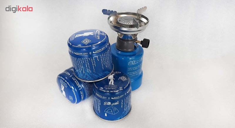 کپسول گاز سفری 190گرمی اتم گاز کد 22005 بسته دو عددی