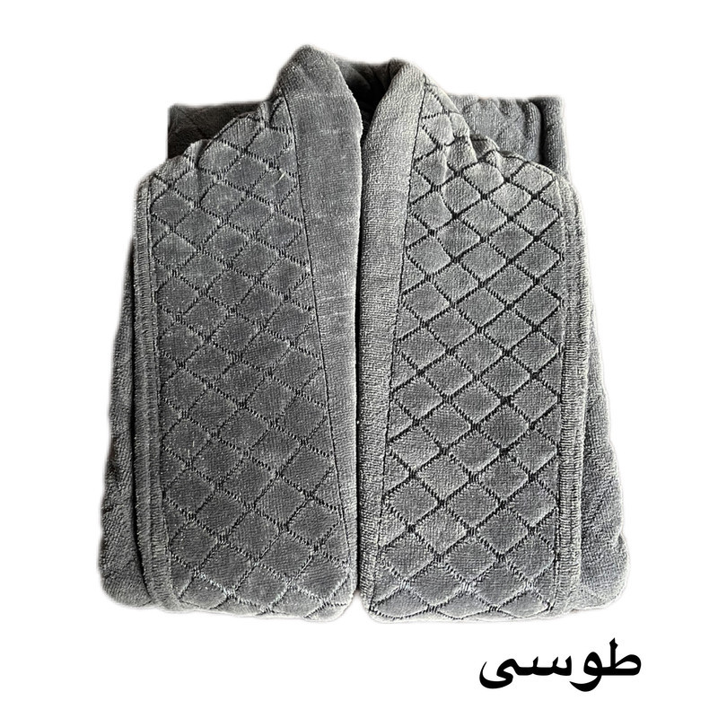 حوله پالتویی آقای کاریزما طرح شطرنجی سایز ۱۲۵ سانتی متر محدوده قد ۱۶۰ الی ۱۸۵ سانتی متر