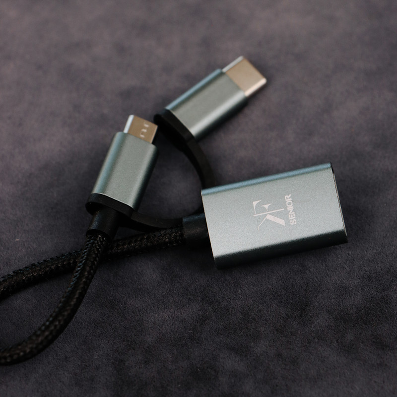 مبدل MICRO USBUSB-C به USB 3.0 کی اف سنیور مدل A330