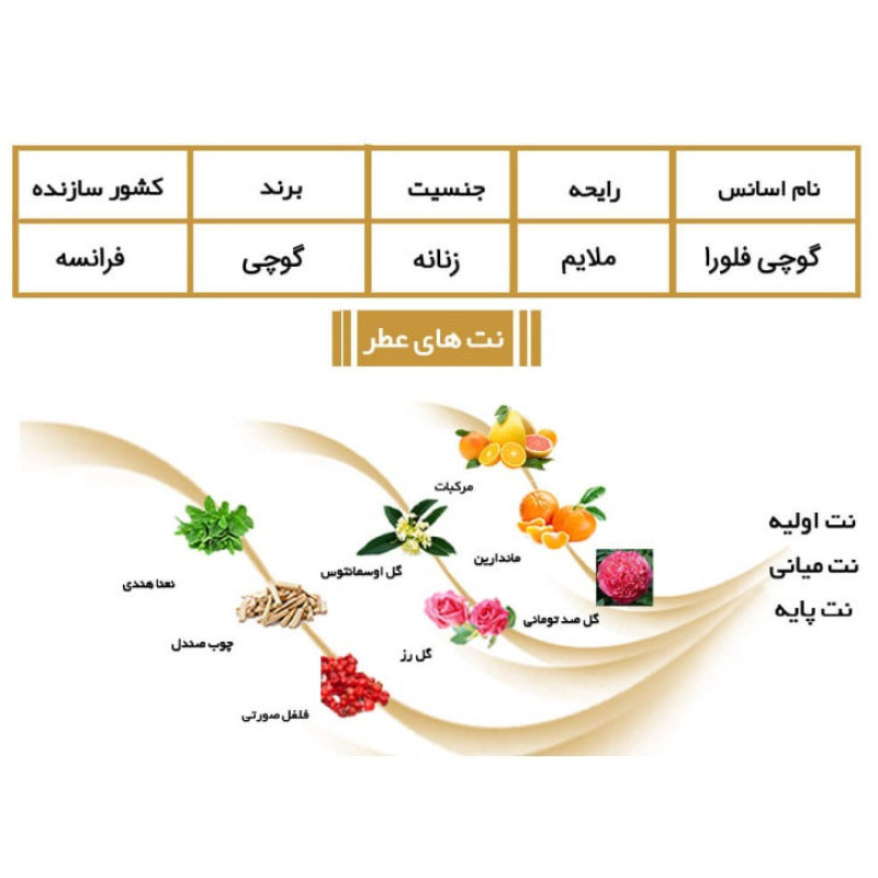 ادوپرفیوم زنانه ایفوریا مدل Flora by GUCCI با رایحه خنک حجم 100 میلی‌لیتر