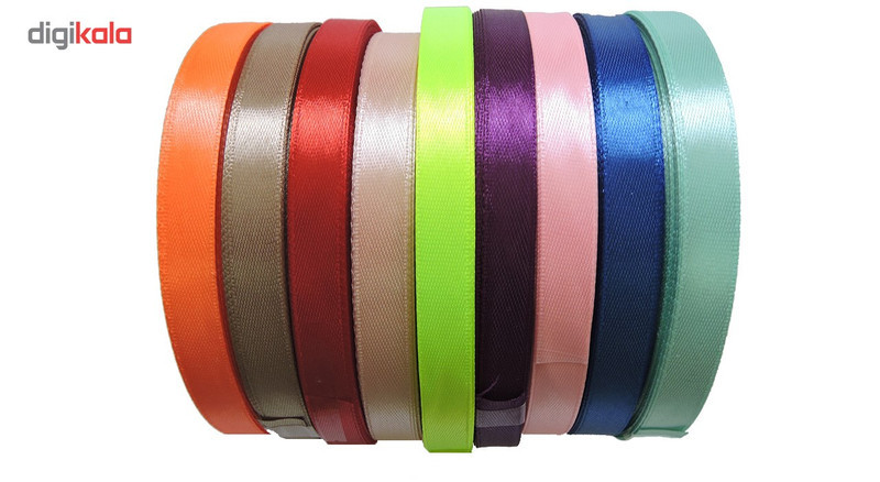 روبان پرنیان هفت رنگ مدل Ribbon Size2 به طول 30 متر
