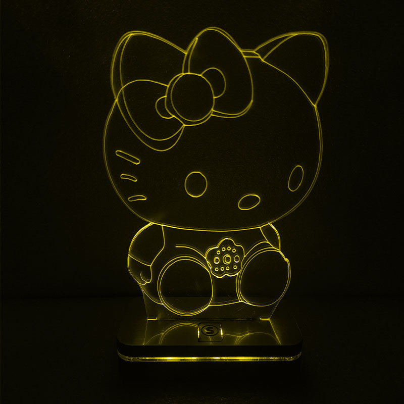 چراغ خواب سان لیزر طرح هلو کیتی hello kitty مدل هفت رنگ
