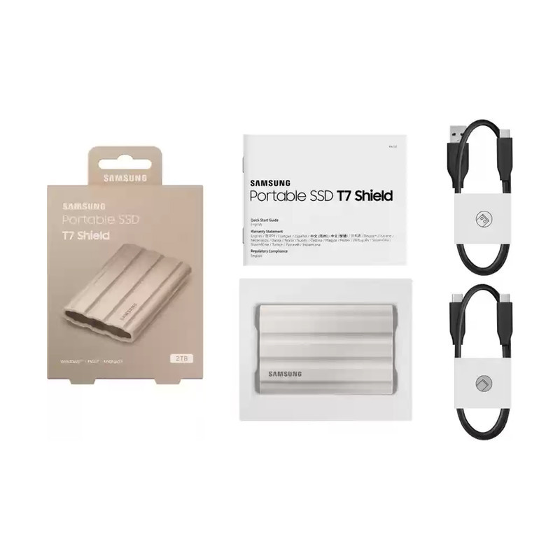 اس اس دی اکسترنال سامسونگ مدل T7 Shield ظرفیت 2 ترابایت رابط USB 3.2 Gen2
