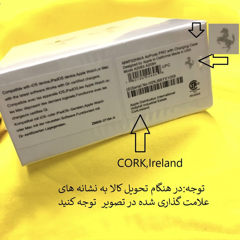 هدفون بلوتوثی مدل AirPodS Pro with charging