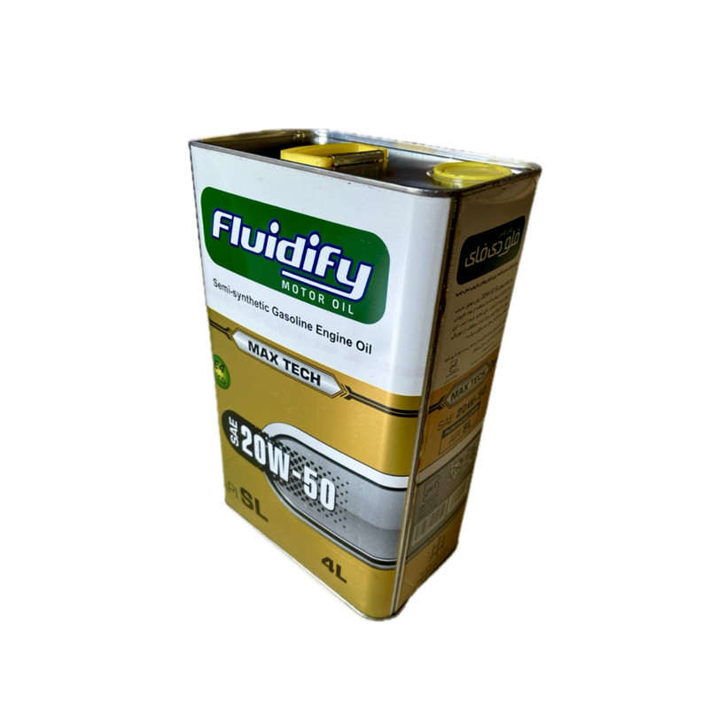 روغن موتور خودرو بنزینی فلو دی فای مدل SL 20W-50 حجم 4 لیتر