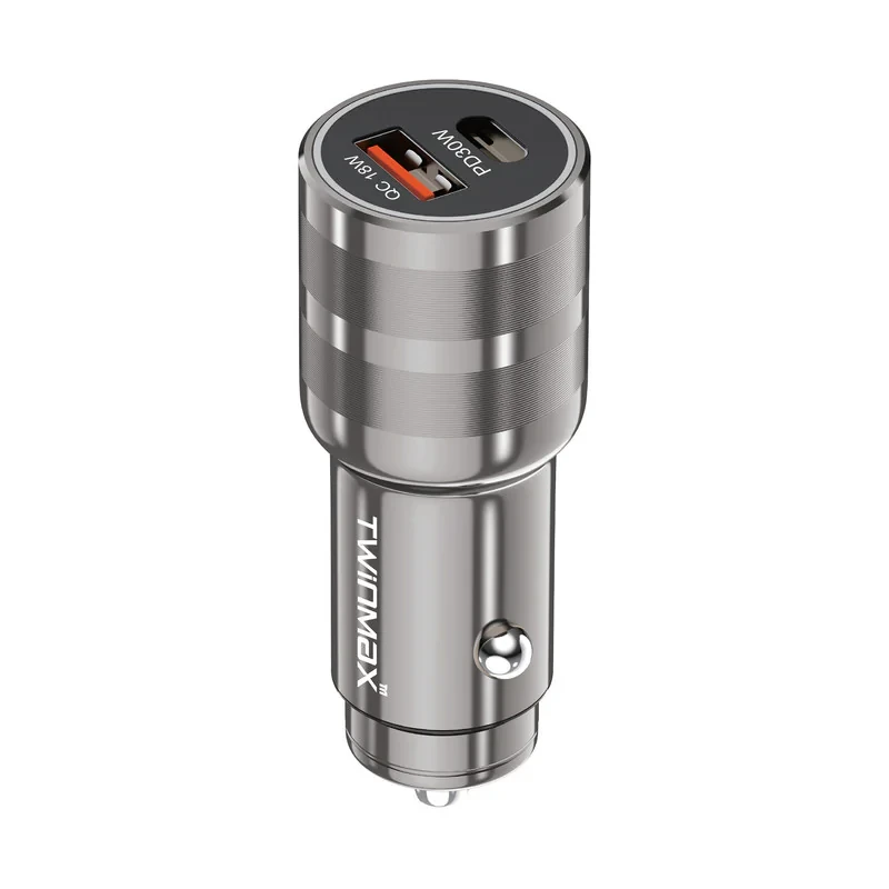 شارژر فندکی 48 وات دو پورت تویین مکس مدل MX-28