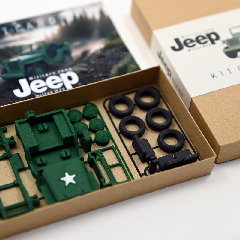ساختنی 19 تکه مدل جیپ jeep-m38