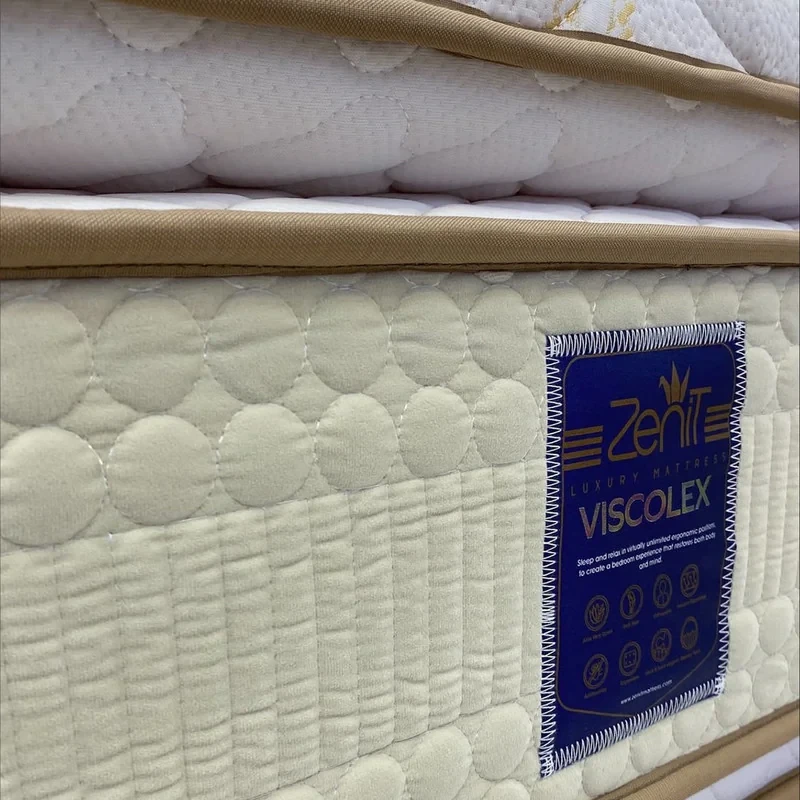 تشک زنیت مدل ویسکولکس دونفره سایز 180x200 سانتی متر