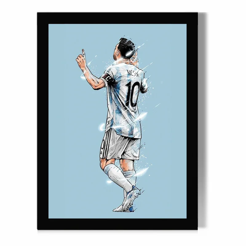 تابلو مدل دیواری طرح مسی Messi کد FD492