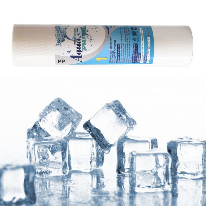 فیلتر دستگاه تصفیه آب آکوا پیورست مدل الیافی و کربن گیاهی AP 300 مجموعه 3 عددی
