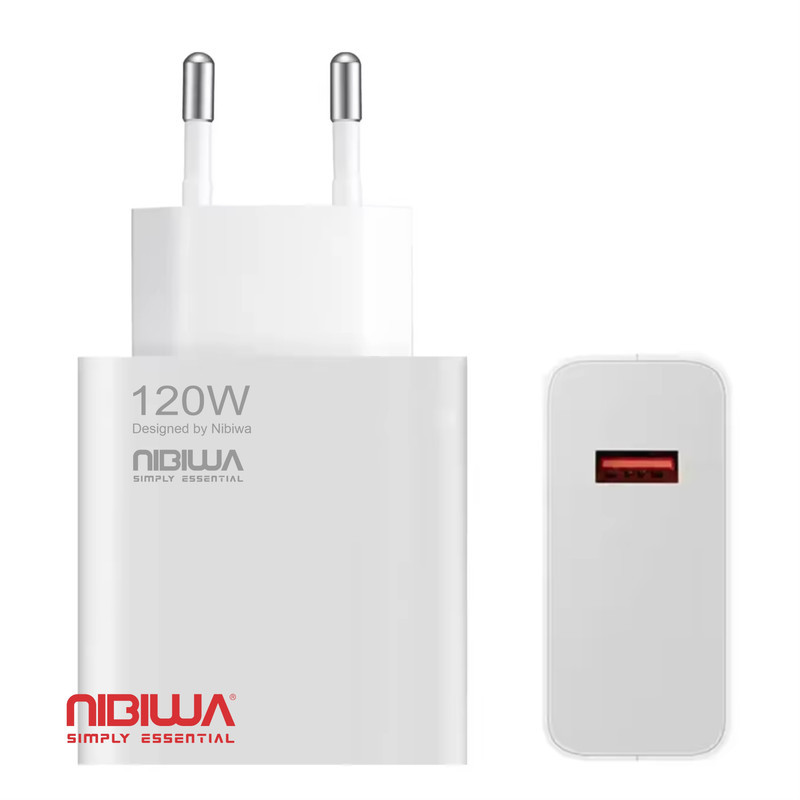 شارژر دیواری 120 وات نیبیوا مدل xiaomi 120w 2
